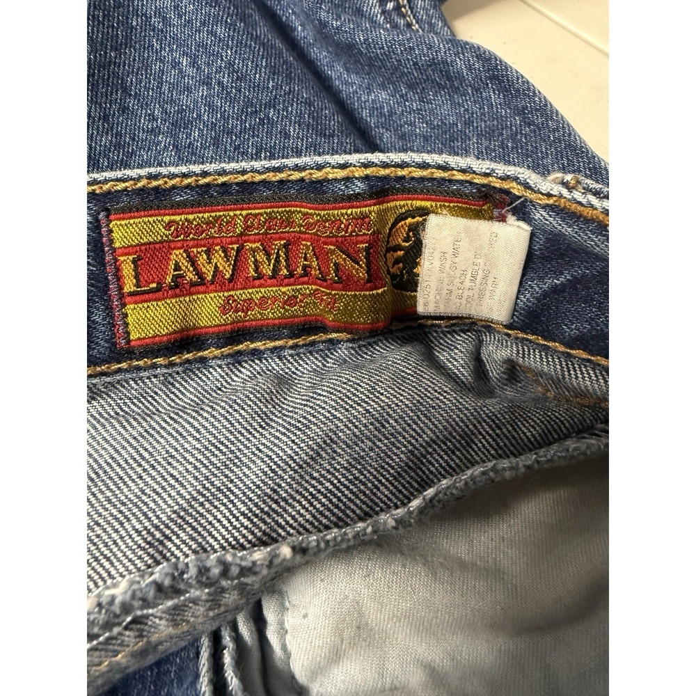 Lawman Western Bareback Jeans Women's Fits 24x36 Cowgirl Rodeo High Waist Mom - Picture 5 of 13